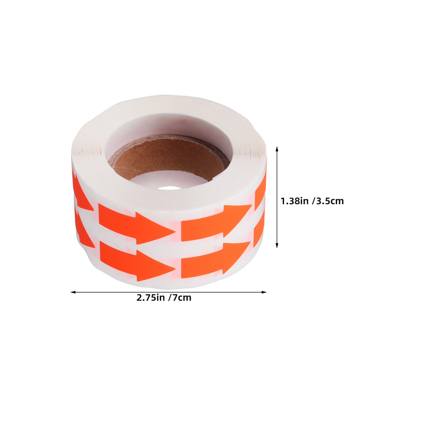 2 Rolls Fluorescent Arrow Stic - Sticker Label Roll ulasan dan harga