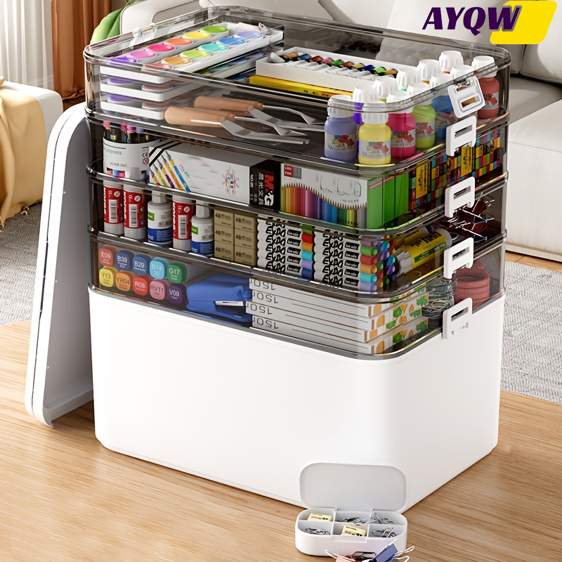 Multifunctional Multi-Layer St - Is Stationery Office Supply ulasan dan harga