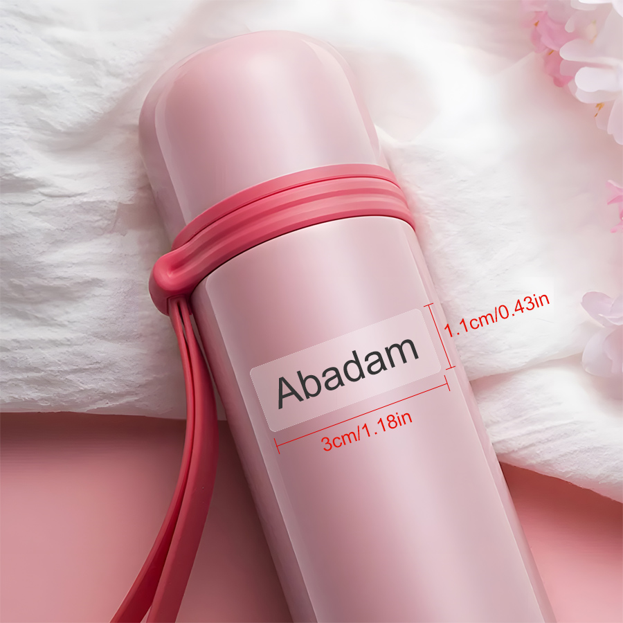 Custom Waterproof Name Sticker - Sticker Label Roll ulasan dan harga