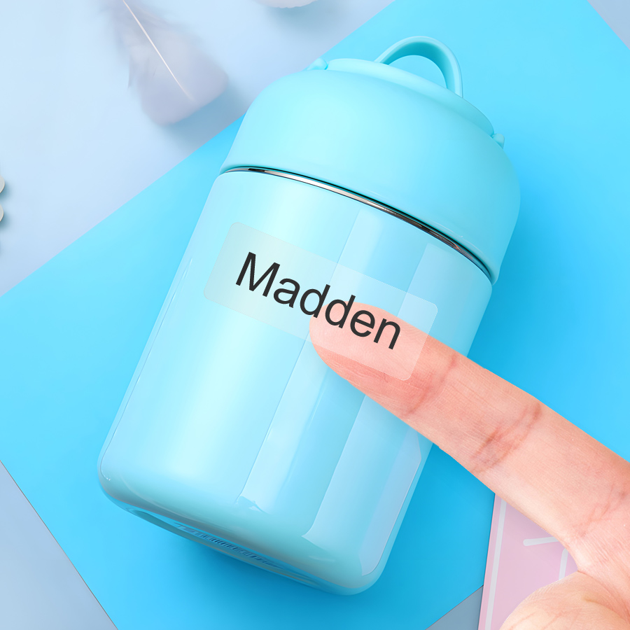 Custom Waterproof Name Sticker - Sticker Label Roll ulasan dan harga