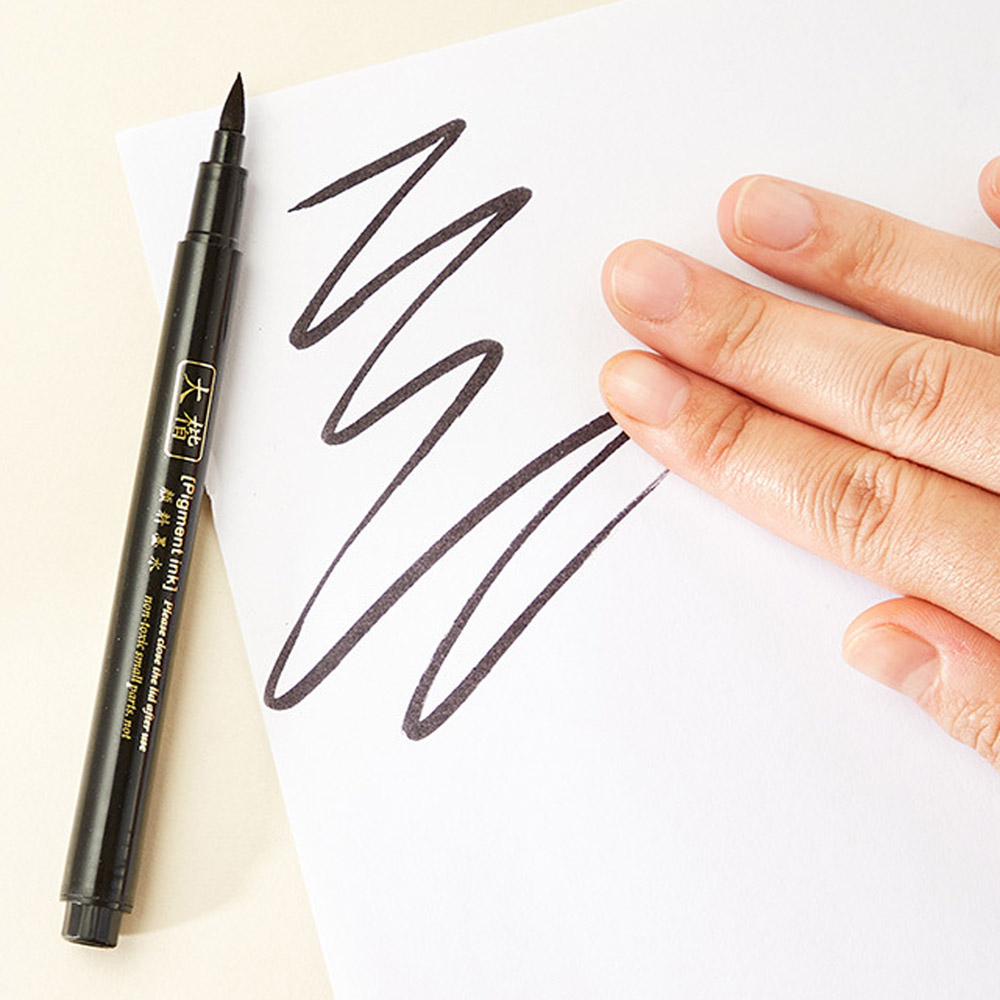 4pc Brush Pen Calligraphy Pen  - Stationery Supplier ulasan dan harga