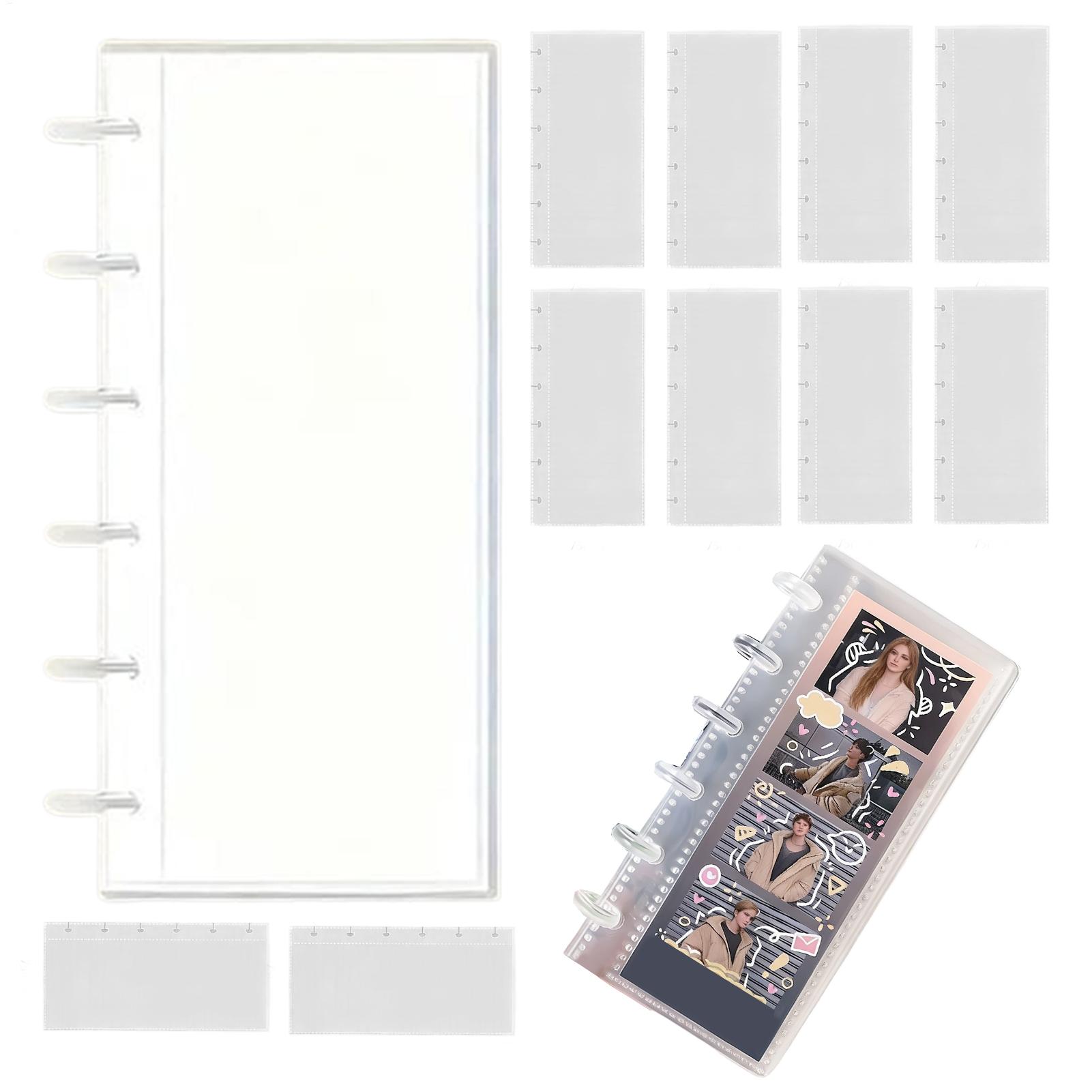 Transparent Photo Strip Album  - Binding Comb Plastic ulasan dan harga