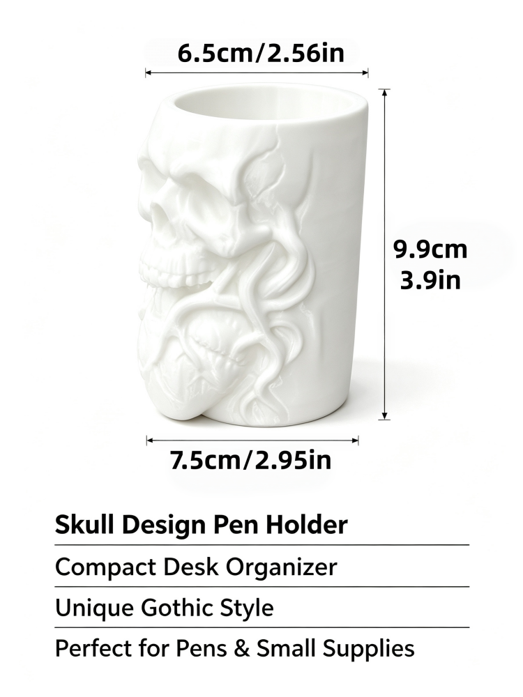 Dark Aesthetic Skull Heart Emb - Stationery Office Supply Store ulasan dan harga