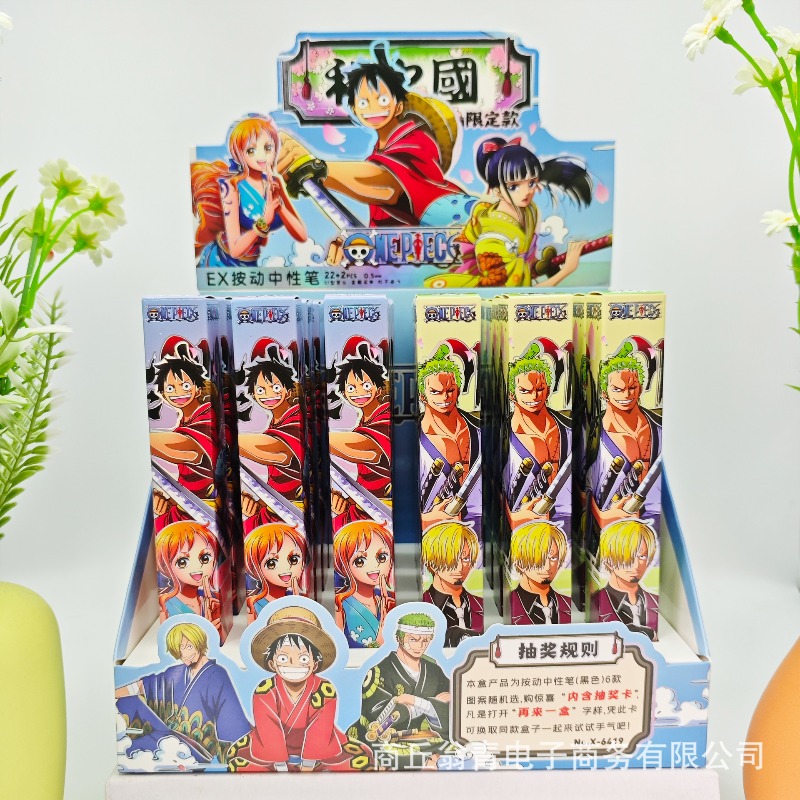 24PCS New Anime One Piece Seri - Stationery Supplier ulasan dan harga